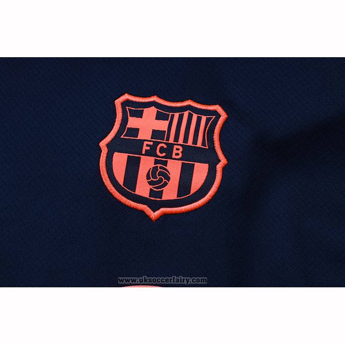 Tracksuit Barcelona Short Sleeve 2025-2026 Blue Pink - Shorts